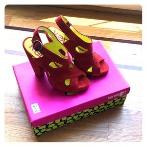 Kensie suede fun summer heels!!